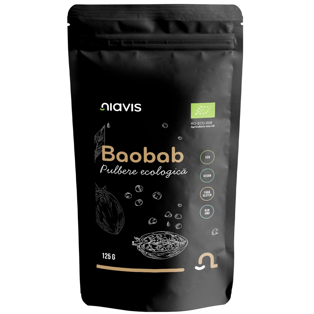 Baobab pulbere ecologica, 125 g, Niavis