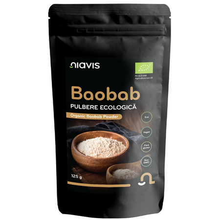 Baobab pulbere ecologica, 125 g, Niavis
