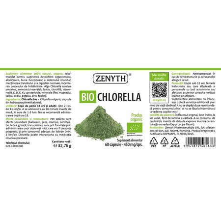 Bio Chlorella, 60 capsule, Zenyth 702825