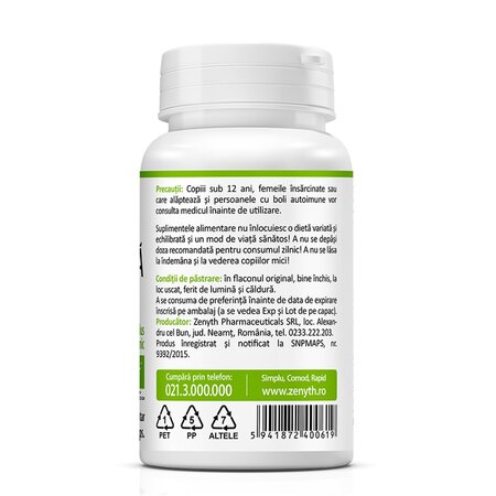 Bio Spirulina, 60 capsule, Zenyth 619535