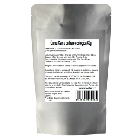 Pudra de camu camu, 60 g, Obio 736203