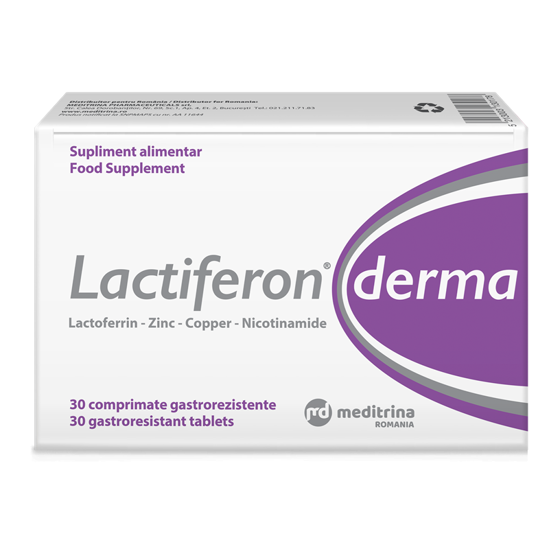 Lactiferon Derma, 30 comprimate, Meditrina Pharmaceuticals