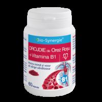 Drojdia de orez rosu + Vitamina B1, 60 capsule, Bio Synergie
