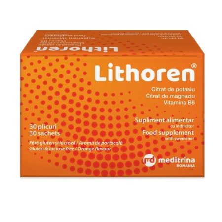 Lithoren, 30 plicuri, Meditrina Pharmaceuticals