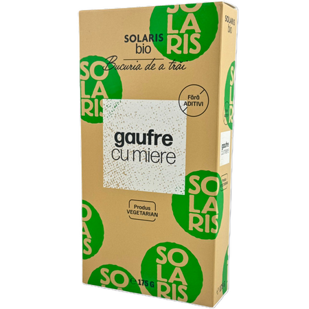 Gaufre cu miere, 175 g, Solaris