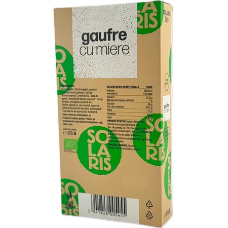 Gaufre cu miere, 175 g, Solaris 721966