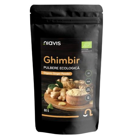 Ghimbir pulbere ecologica, 60 g, Niavis