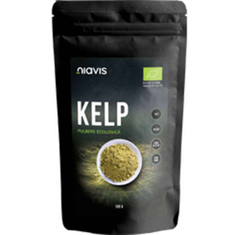 Kelp pulbere ecologica, 125 g, Niavis