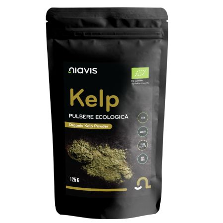 Kelp pulbere ecologica, 125 g, Niavis