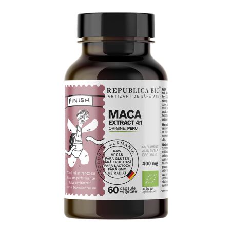 Maca Bio, 400 mg, 60 capsule, Republica Bio