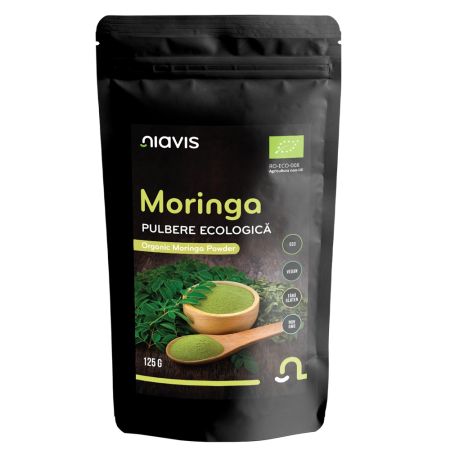 Moringa  pulbere ecologica, 125 g, Niavis