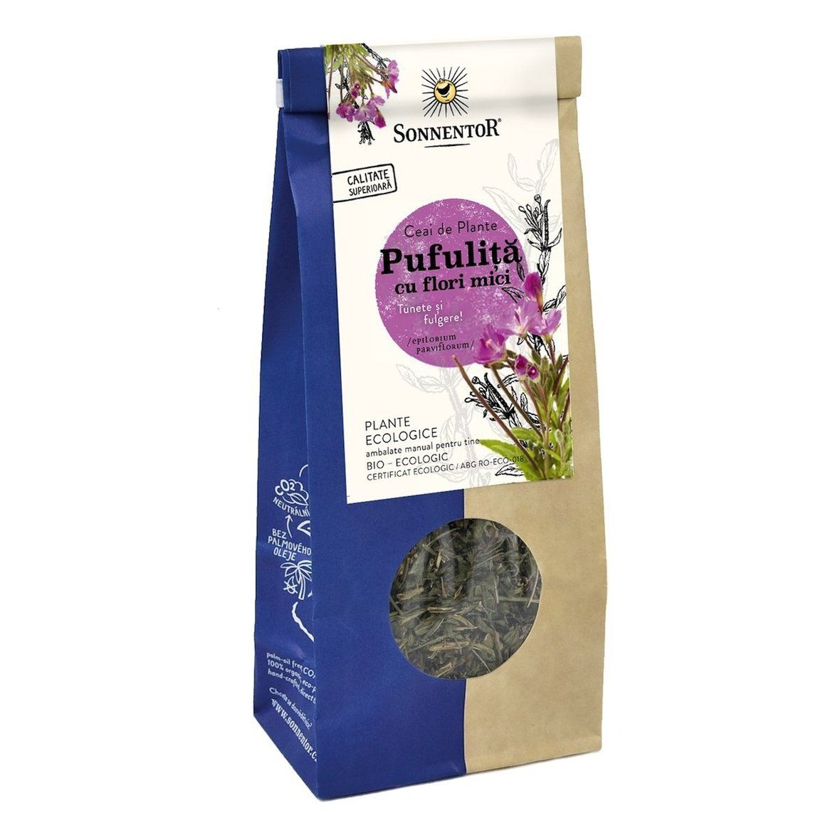 Ceai bio pufulita cu flori mici, 50 g, Sonnentor