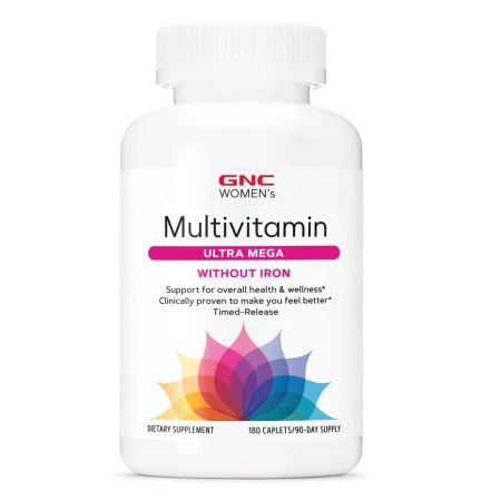 Women's Multivitamine Ultra Mega Fara Fier (202621), 180 tablete, GNC