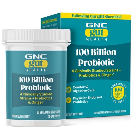 Probiotic Complex Extra Strength 100 Miliarde Culturi Vii (424632), 20 capsule, GNC 749911