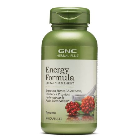 Herbal Plus Formula pentru Energie (184402), 100 capsule, GNC