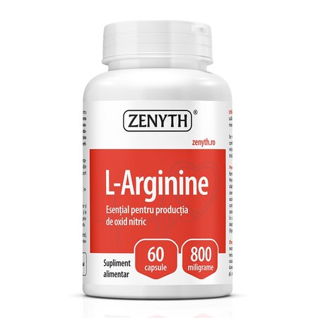 L-Arginine, 60 capsule, Zenyth