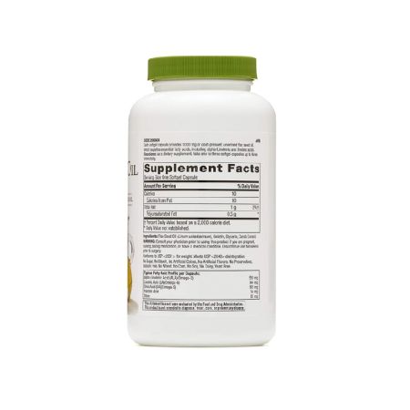 Flax Seed Oil SuperFoods 1000 mg (573466), 90 capsule, GNC 648287