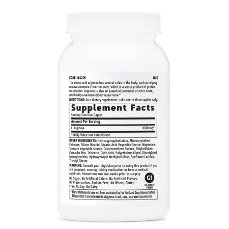 L-Arginina 1000 mg ( 164215), 90 tablete, GNC 648189