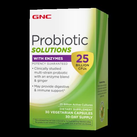 Probiotic Solutions cu enzime (424630), 30 capsule, GNC