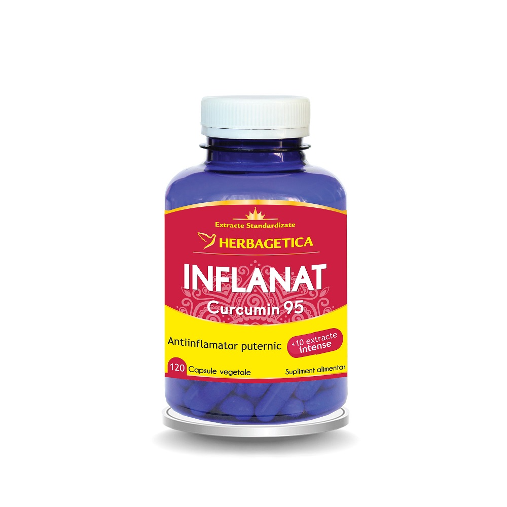 Inflanat Curcumin95, 120 capsule, Herbagetica