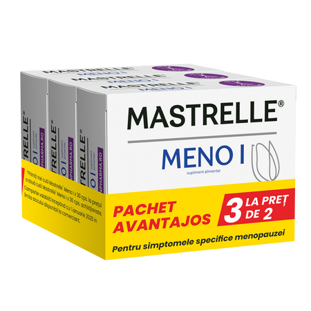 Pachet Mastrelle Meno I (3 la pret de 2), 30 capsule, Fiterman Pharma