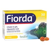 Fiorda cu aroma de lamaie, 30 comprimate, Plant Extrakt
