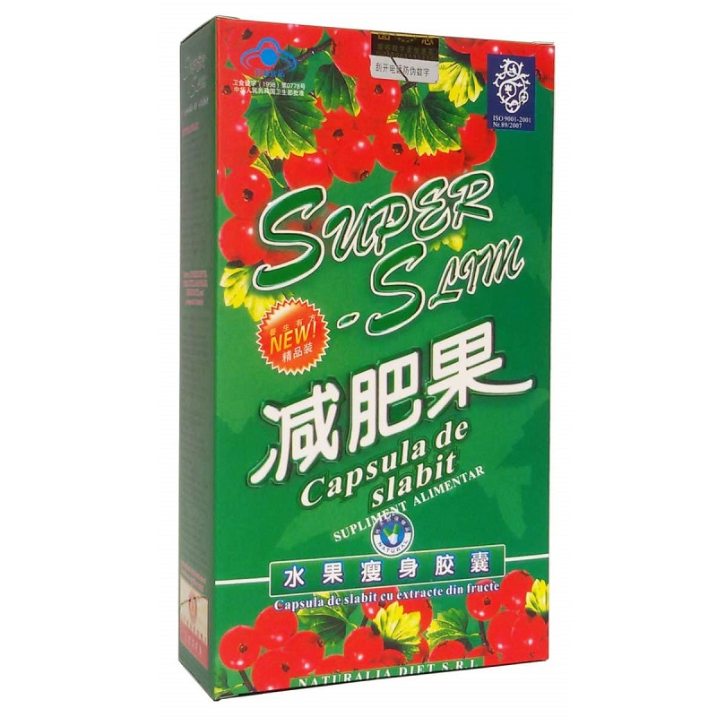 SuperSlim capsule de slabit, 30 capsule, China