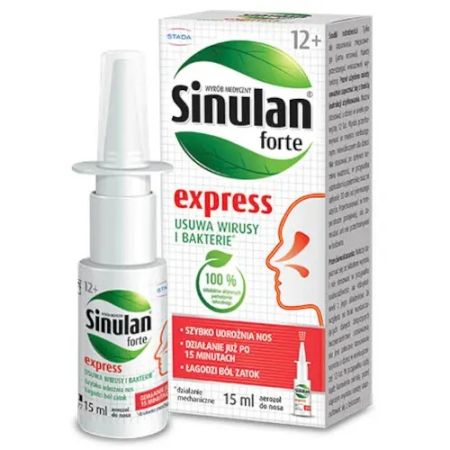 Spray nazal Sinulan Express Forte, 15 ml, Walmark