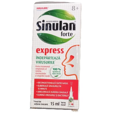 Sinulan Express forte spray nazal, 15 ml, Walmark