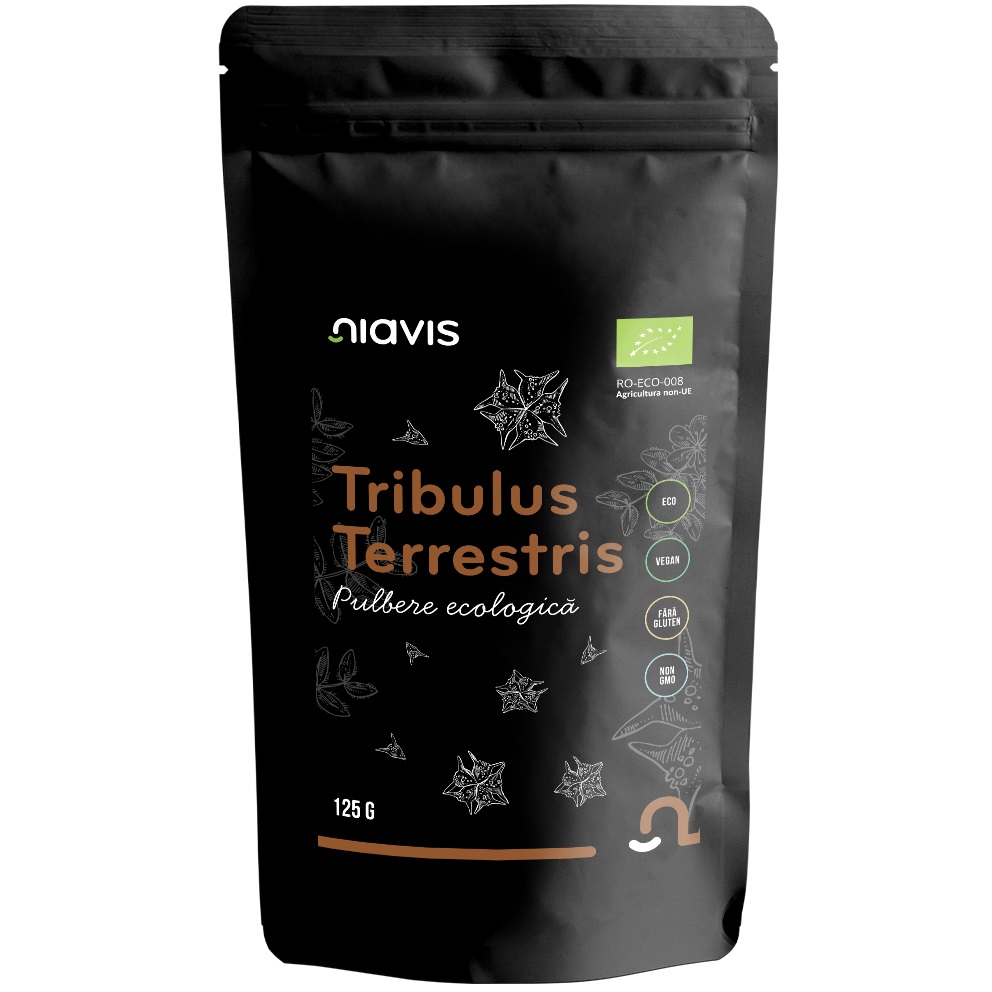 Tribulus Terrestris pulbere ecologica, 125 g, Niavis