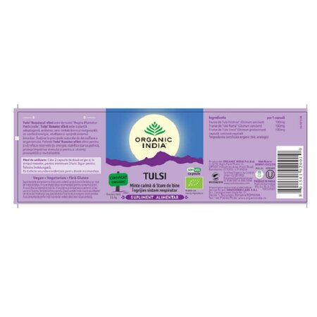 Tusli Bio, 60 capsule, Organic India 718625