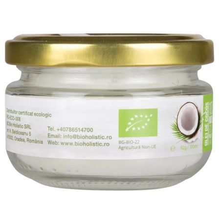Ulei de cocos Bio virgin raw, 100 ml, Obio 658848