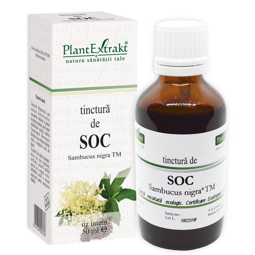 Tinctura de soc, 50 ml, Plant Extrakt