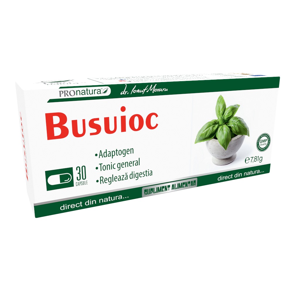 Busuioc, 30 capsule, Pro Natura