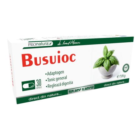 Busuioc, 30 capsule, Pro Natura