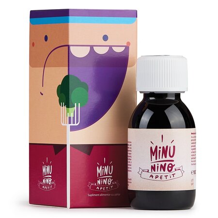 Sirop pentru apetit Minunino, 100 ml, Medimow 611538