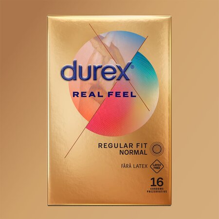 Prezervative Real Feel, 16 bucati, Durex 606869