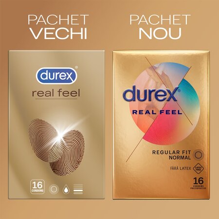 Prezervative Real Feel, 16 bucati, Durex 606870