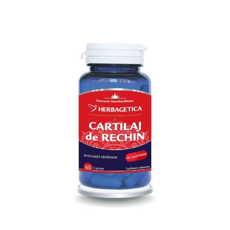 Cartilaj de Rechin, 60 capsule, Herbagetica