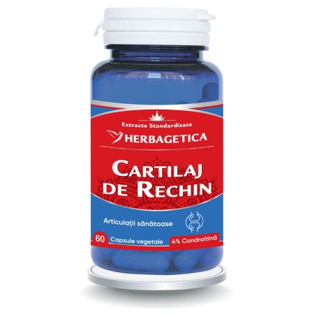 Cartilaj de Rechin, 60 capsule, Herbagetica