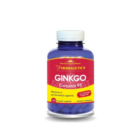 Gingko Curcumin95, 120 capsule, Herbagetica