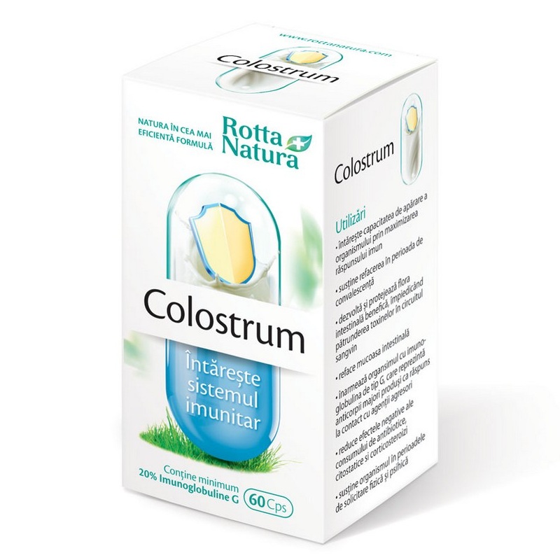 Colostrum, 60 capsule, Rotta Natura