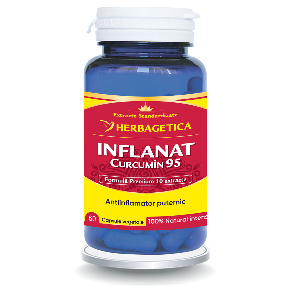 Inflanat Curcumin 95, 60 capsule, Herbagetica