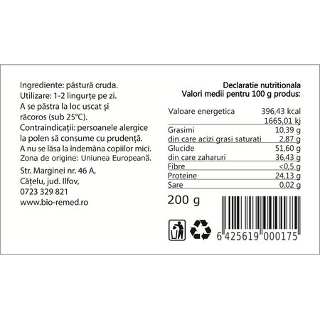 Pastura cruda, 200 g, Bioremed 703397