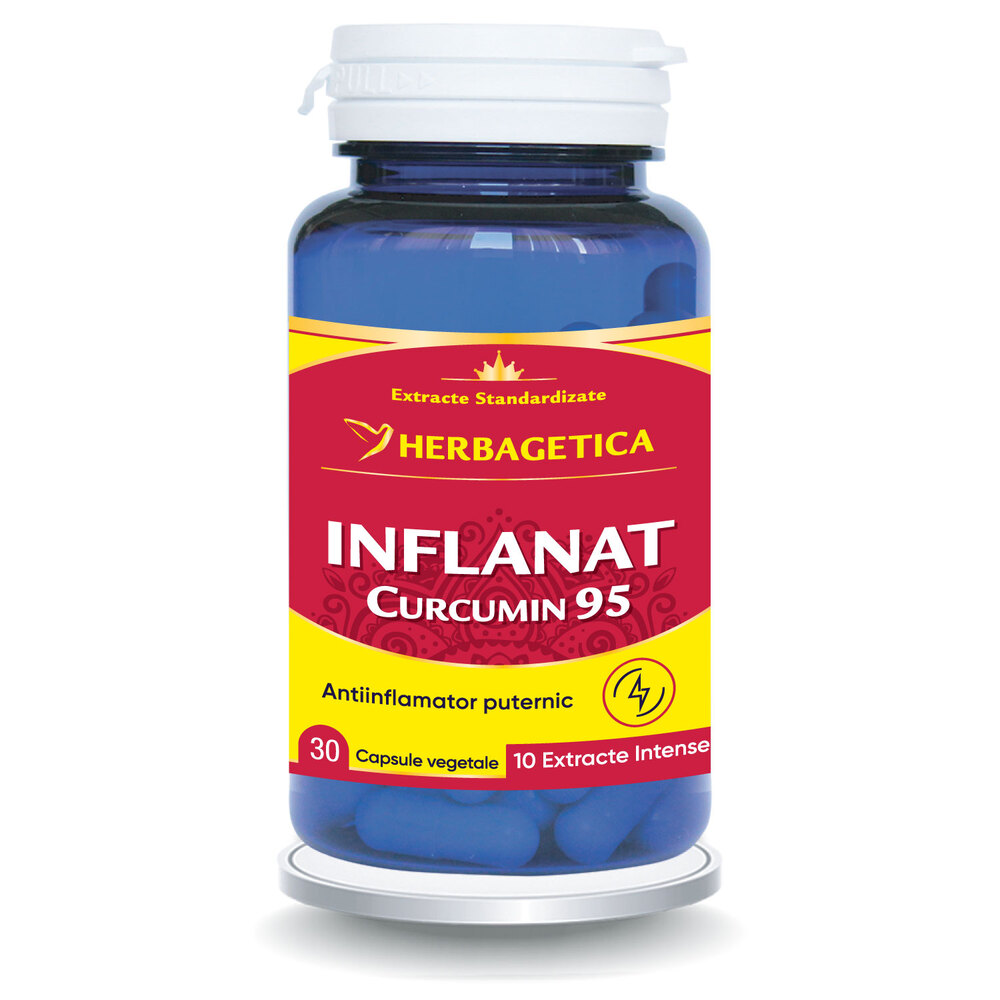 Inflanat Curcumin 95, 30 capsule, Herbagetica