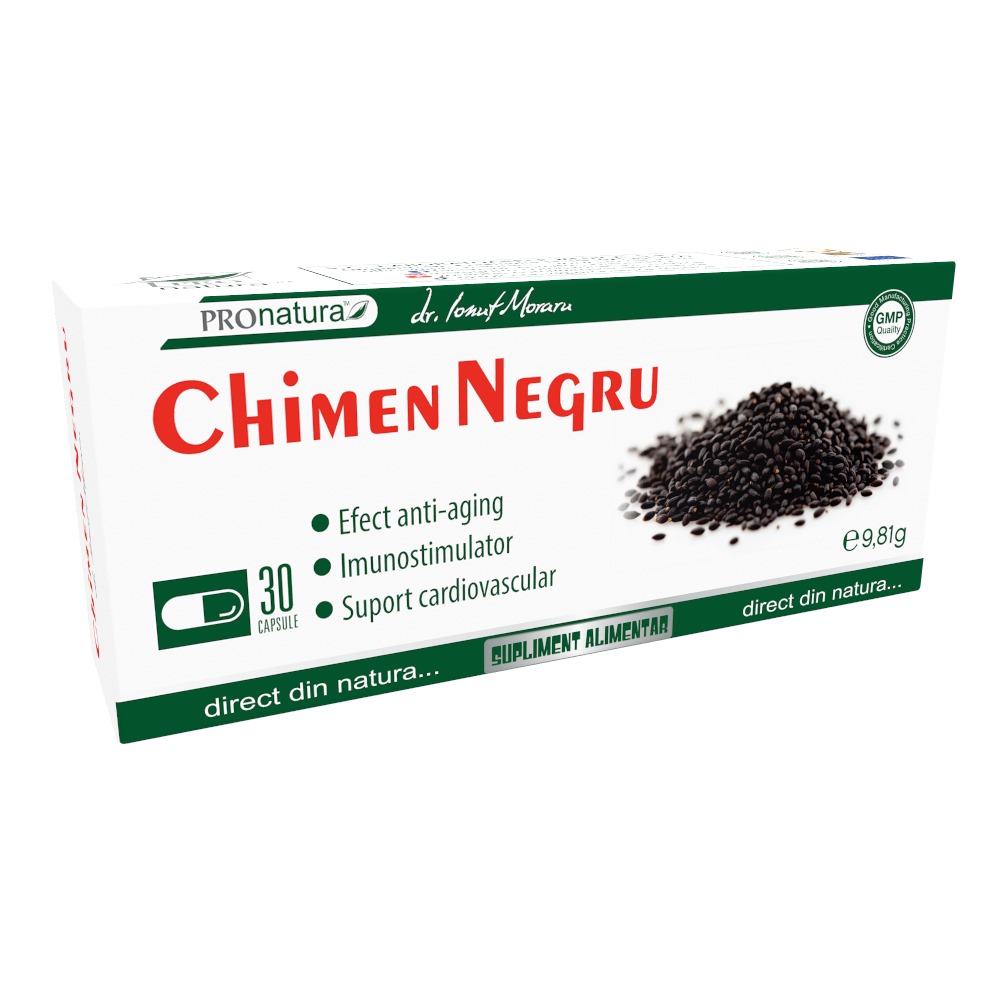 Chimen negru, 30 capsule, Pro Natura