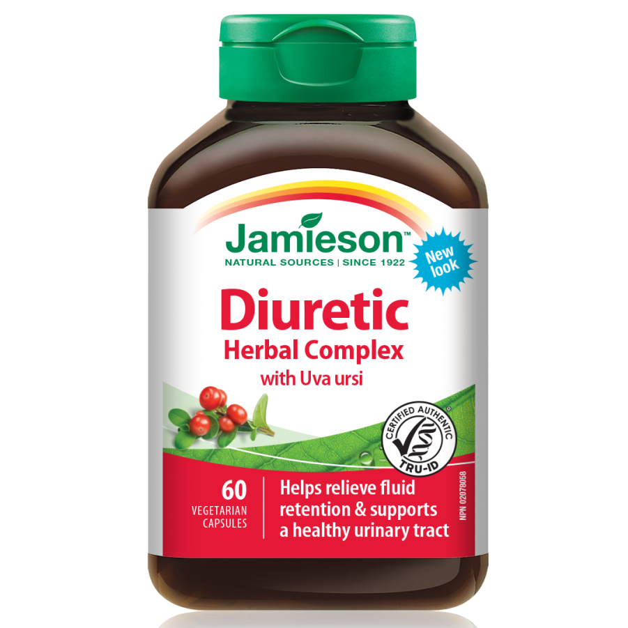 Diuretic din plante, 60 capsule, Jamieson