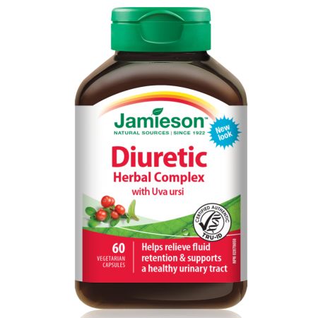 Diuretic din plante, 60 capsule, Jamieson