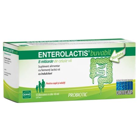 Enterolactis buvabil, 12 flacoane, Sofar