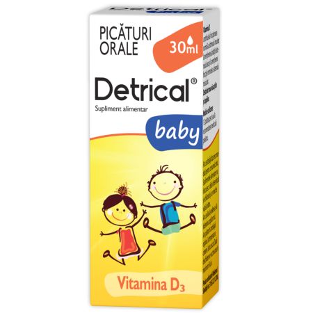 Detrical baby picaturi orale, 30 ml, Zdrovit